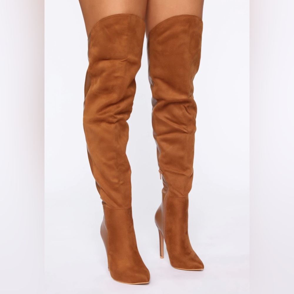 Thigh high boots like new